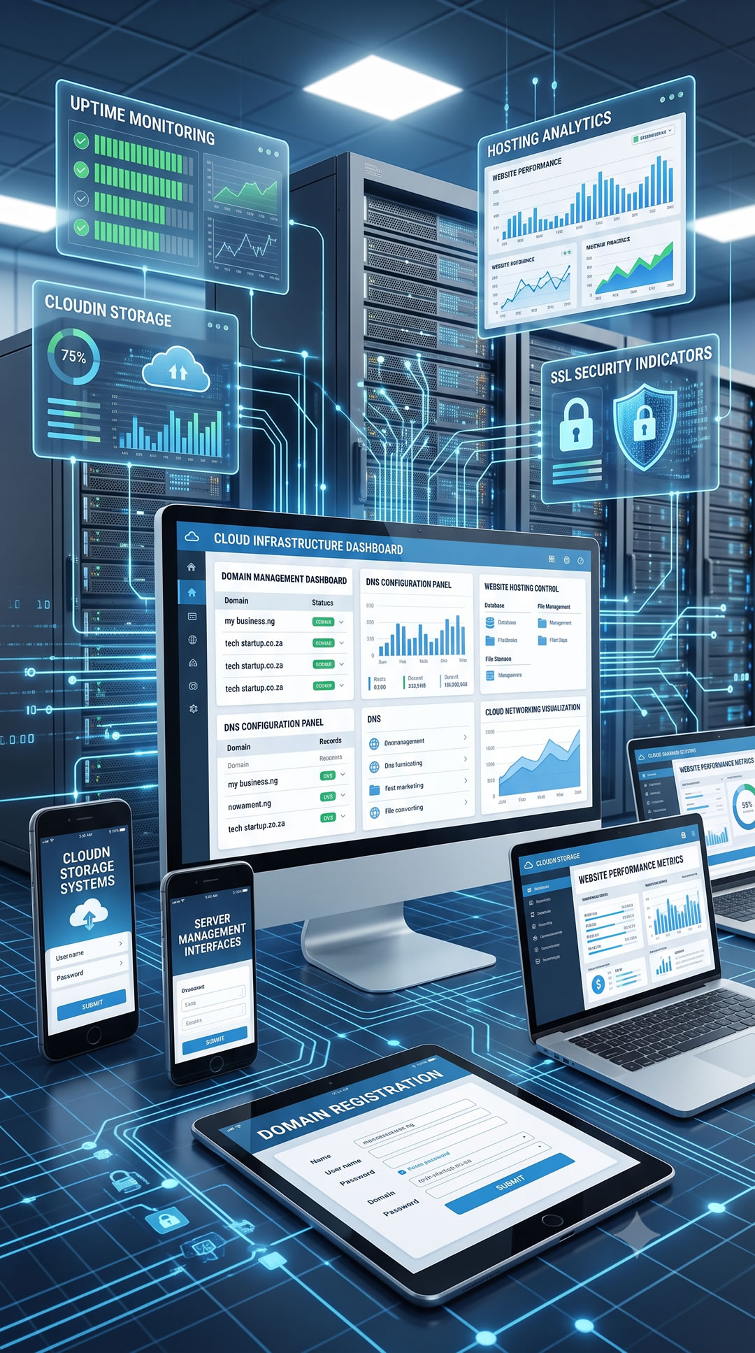 Server Analytics and Uptime Dashboard