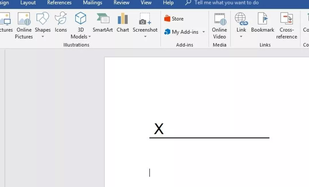 how to add a signature in word without a scanner