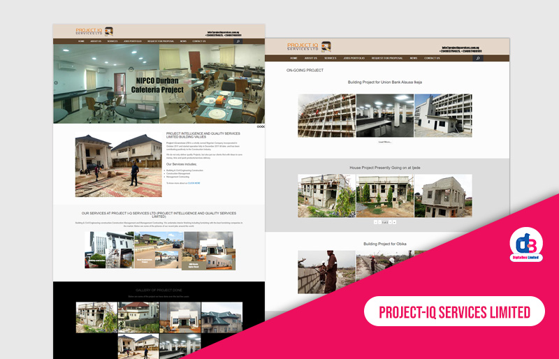 Website Development for Project-IQ Services Limited