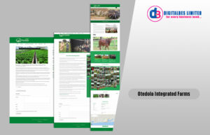 One Page Website Design for Otedola Integrated Farms