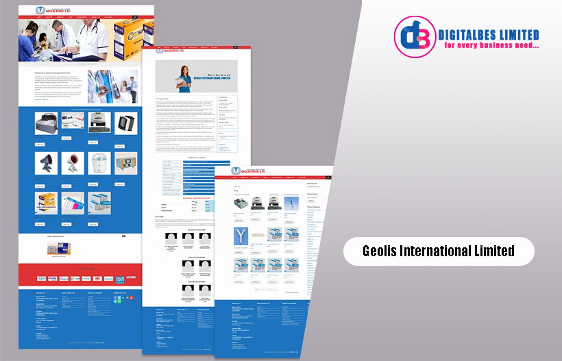 Website Design for Geolis International Limited