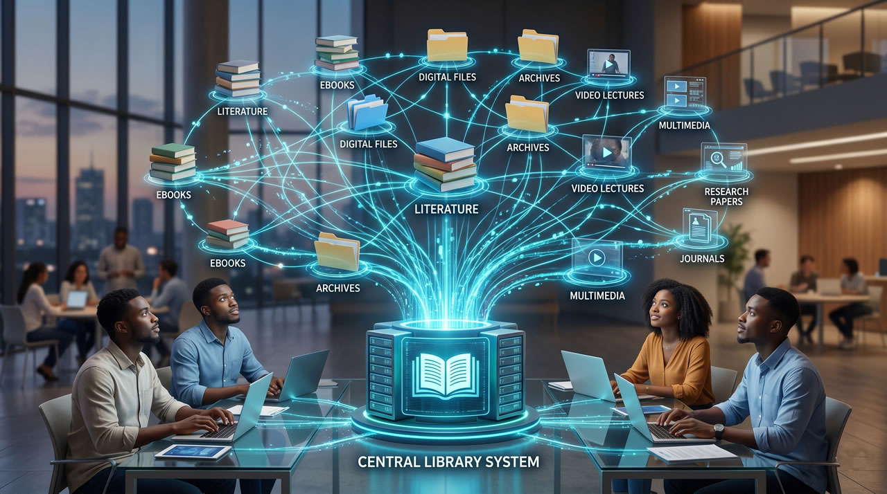 Digital Library Solutions Central Database System