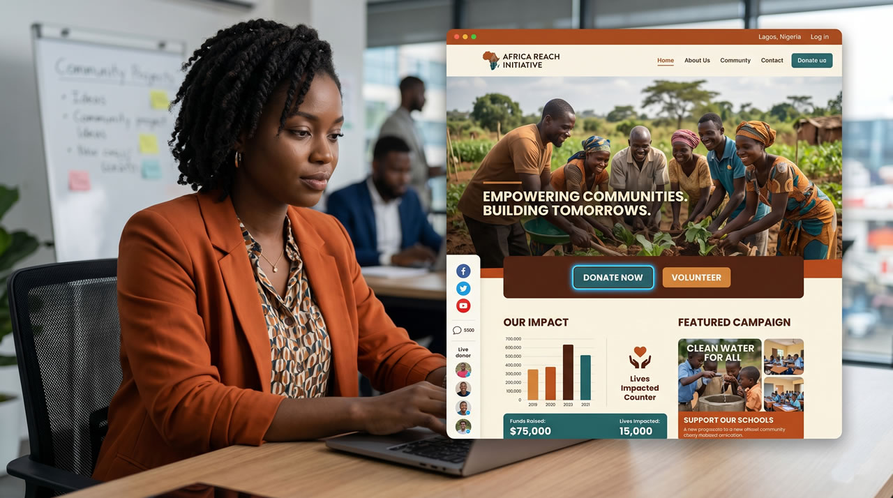 NGO Website Design Services - Digitalbes Limited