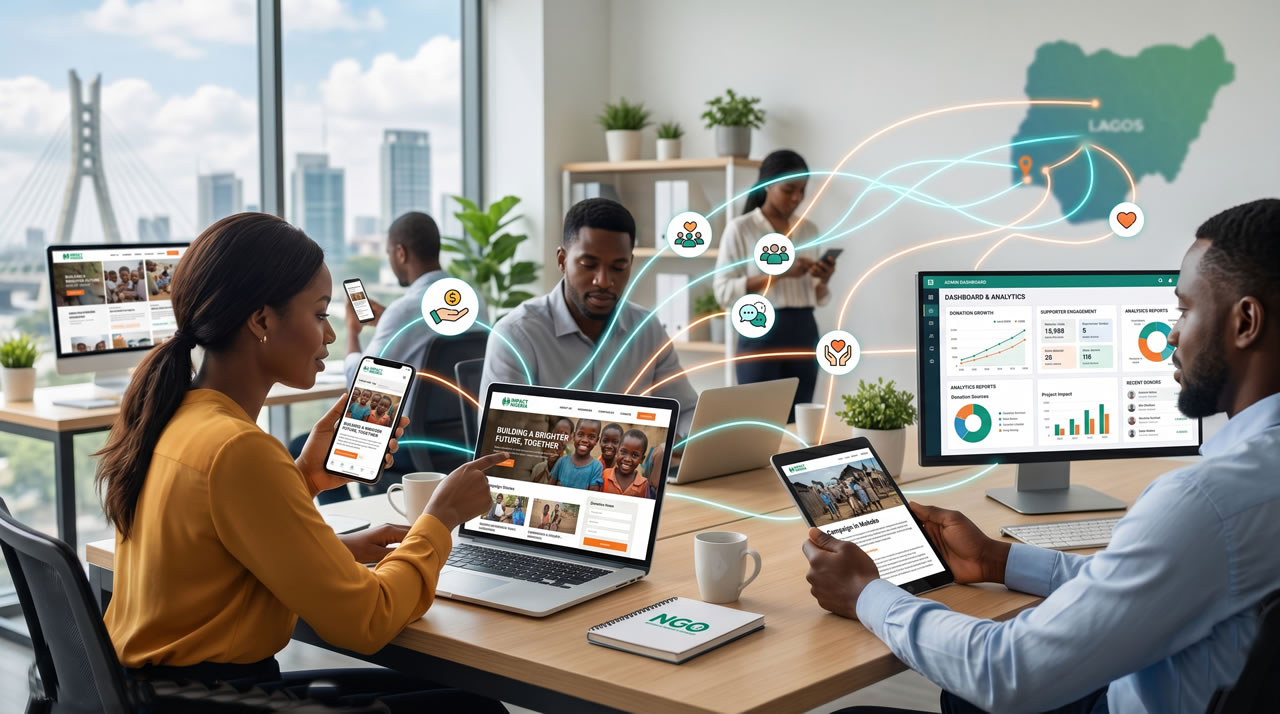 NGO Website and Digital Presence - Digitalbes Limited