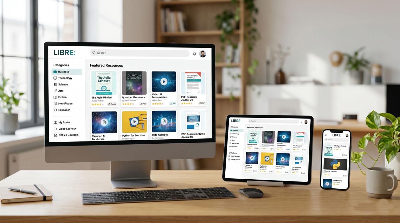 Responsive View Digital Library Solutions - Digitalbes Limited